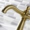 Kingston Brass Single-Handle Bathroom Faucet with Push Pop-Up, Brushed Brass KS3547NX - alternate 2